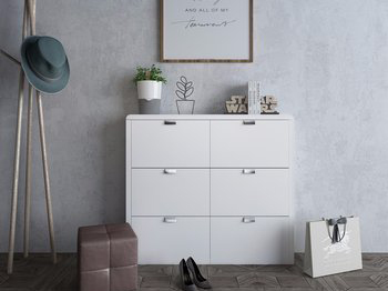 玄關鞋柜這樣設計，還能擴寬鞋子收納空間！